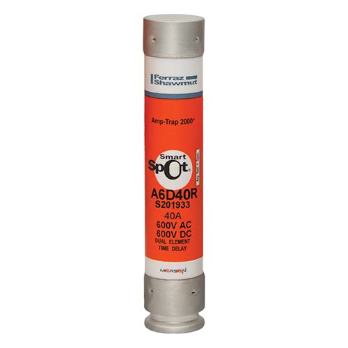 A6D40R - Fuse Amp-Trap 2000® 600V 40A Time-Delay Class RK1 A6D Series Smart-Spot